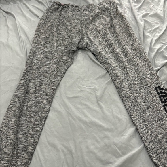 Nice pink sweatpants gray with a little bit of black color on it - Picture 1 of 3